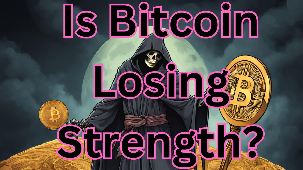 Is Bitcoin Losing Strength? E485 #crypto #grt #xrp #algo #ankr #btc