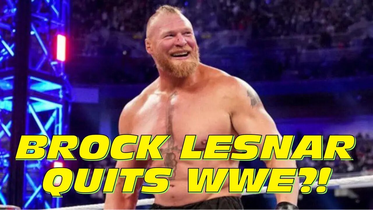 Brock Lesnar Walks Out of Smackdown Reaction!