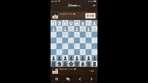 INTERMEDIATE BULLET CHESS GAMEPLAY - Sandyff vs. BigLu42 GAME #18