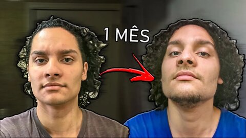 1 MÊS USANDO MINOXIDIL