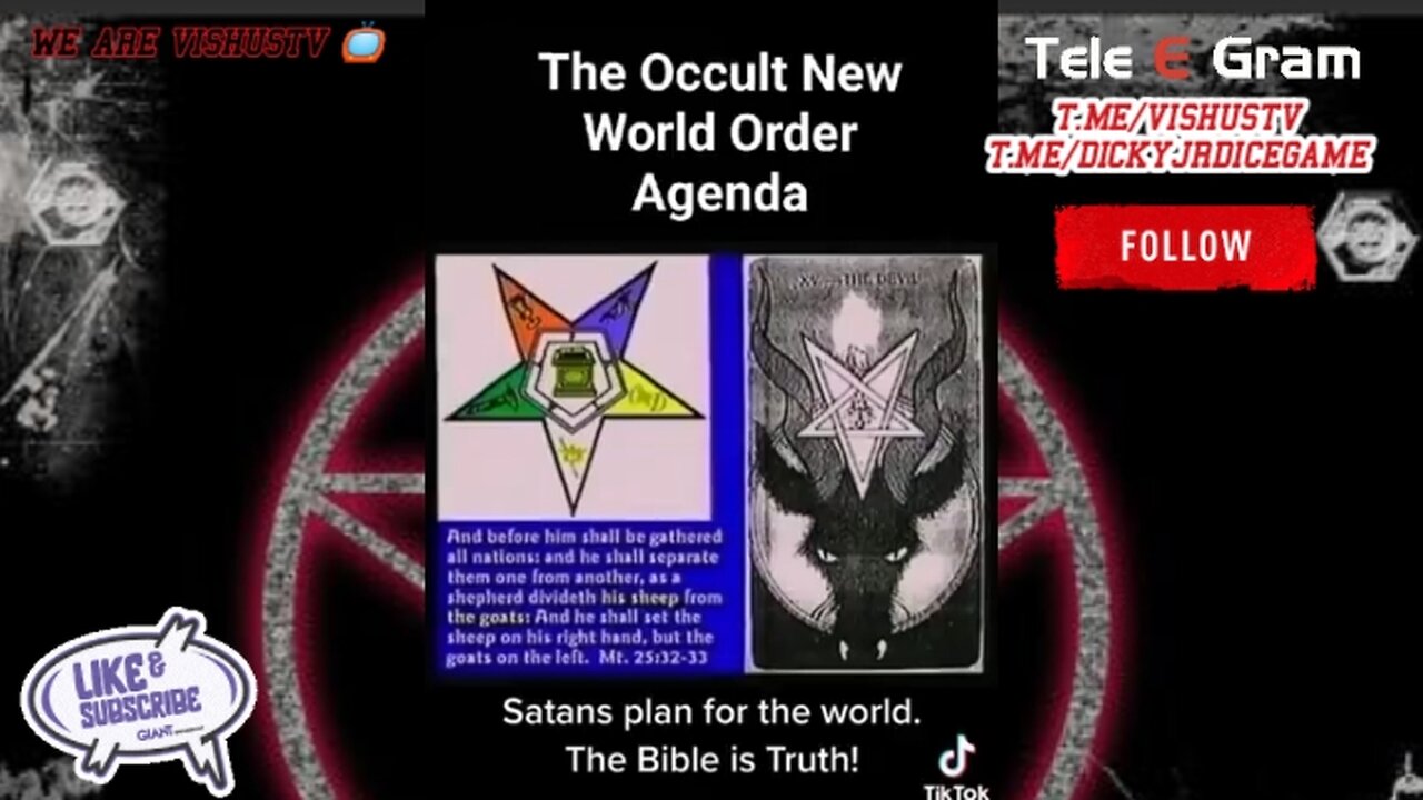 The Occult New World Order Agenda... #VishusTv 📺