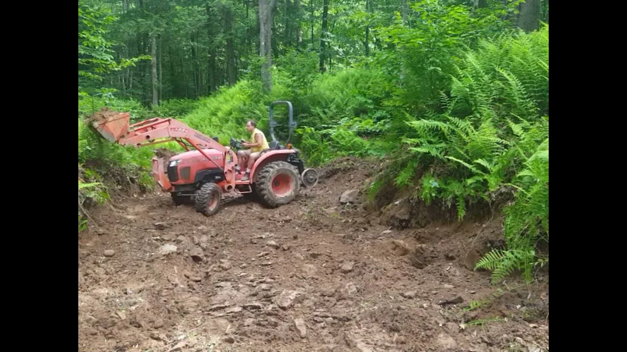 Tactical Trench with Kubota L 3800