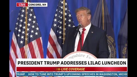 FULL SPEECH: President Trump The New Hampshire Federation of Republican Women Lilac Luncheon