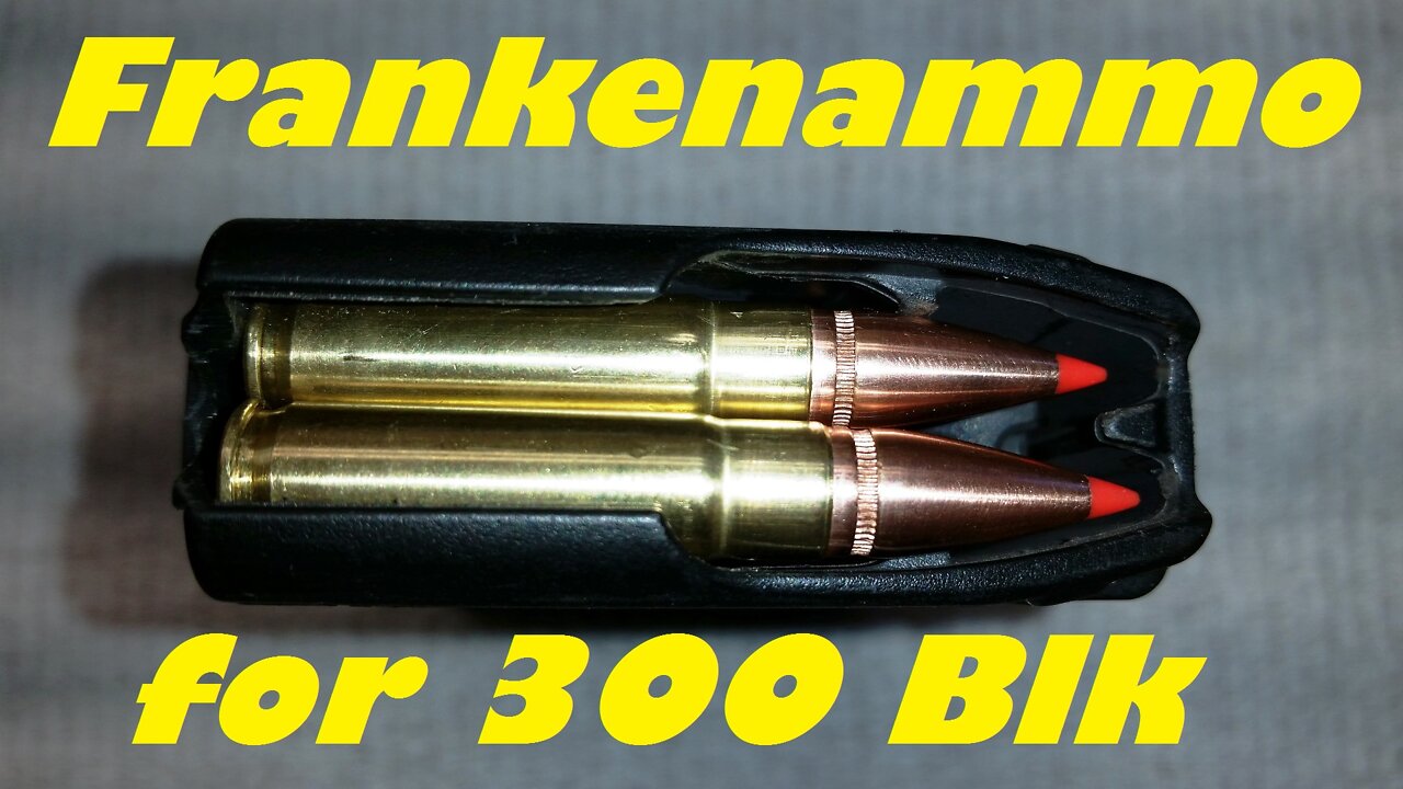 Loading 300 AAC Blackout with resized .310" AK-47 bullets