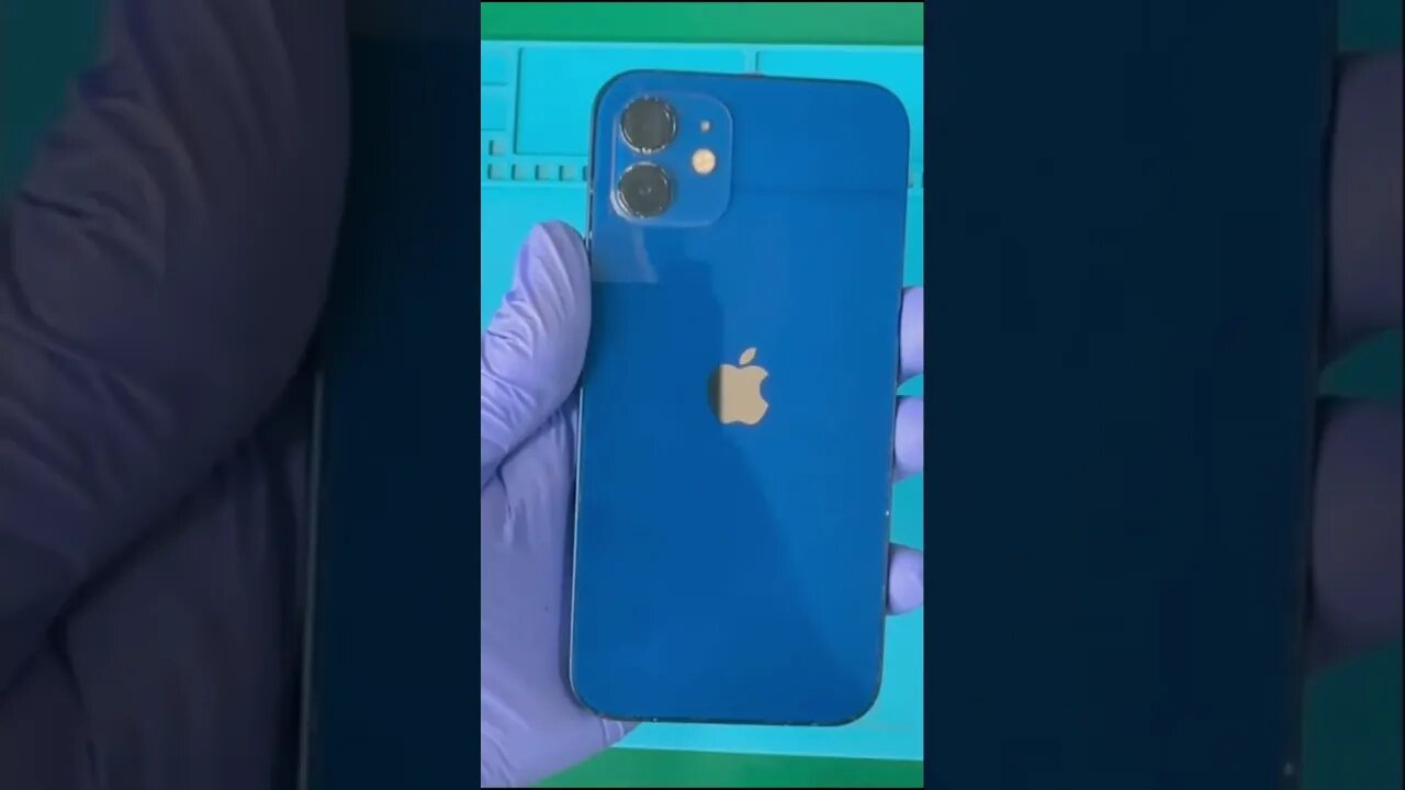 Iphone 12 Back Glass Replacement #mobile #smartphone #screenfixer #ios #youtubeshorts