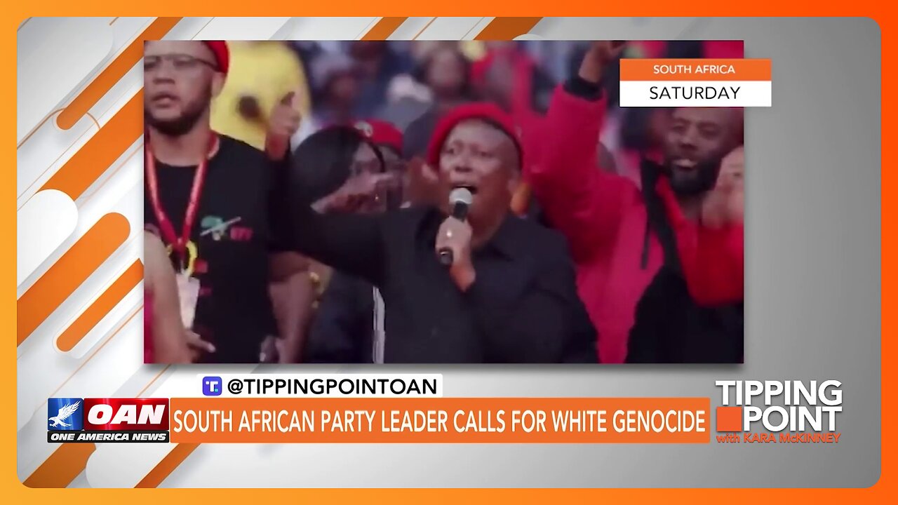 South African Party Leader Calls for White Genocide | TIPPING POINT 🟧
