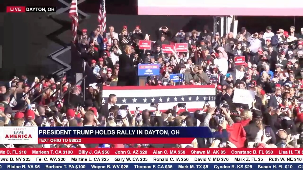 President Donald Trump Save America Rally in Dayton, OH 11/07/2022