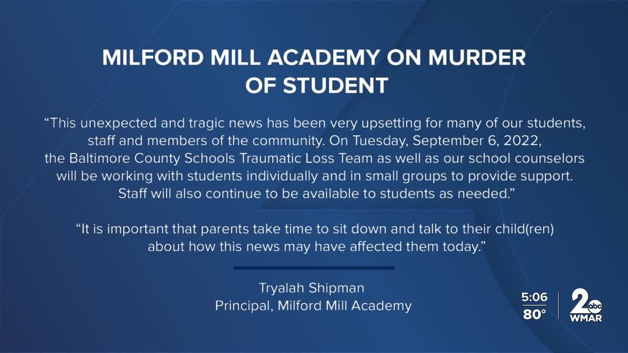 Police ID 14-year-old shot and killed after Milford Mill football game