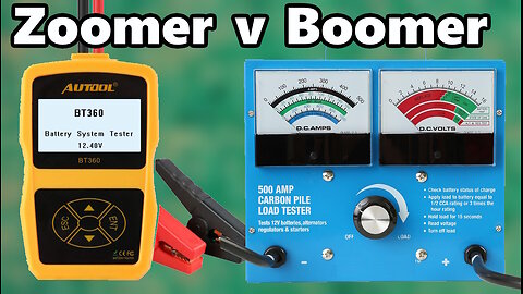 Car Battery Testers - New School vs Old School