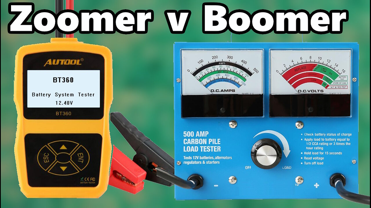 Car Battery Testers - New School vs Old School