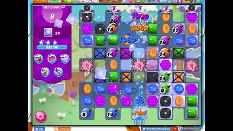 Candy Crush Level 3305 Talkthrough, 30 Moves 0 Boosters