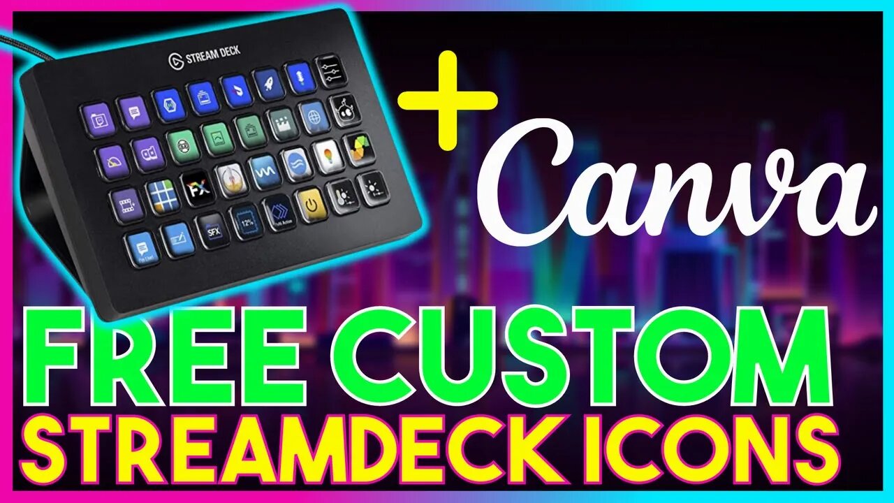 FREE STREAMDECK BUTTONS WITH CANVA | Part 2