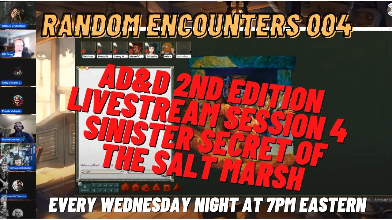 Random Encounters Episode 004. AD&D 2nd Edition Game Night #dungeonsanddragons
