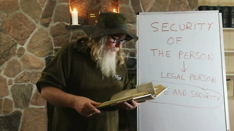 484-1121 SECURITY OF THE PERSON