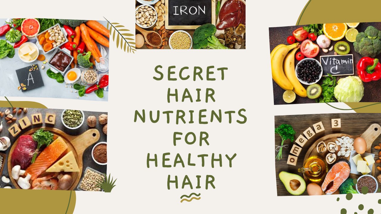 Revealing the essential key nutrients your hair needs to thrive.