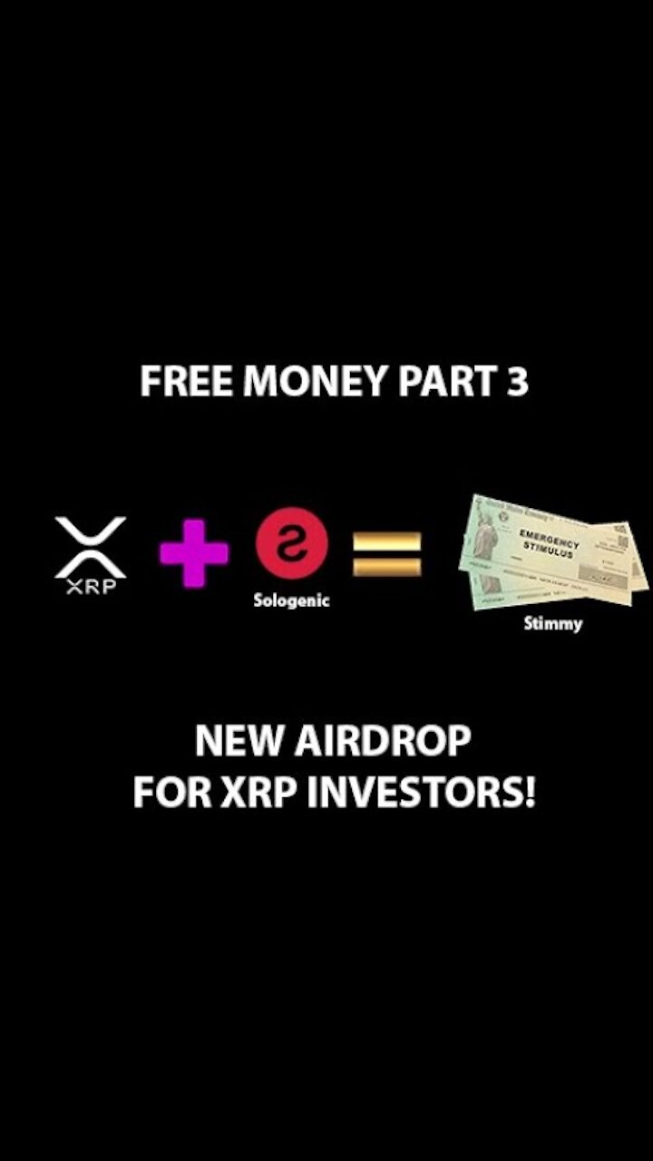 FREE MONEY PART 3: Sologenic (SOLO) Airdrop for XRP investors cold storage method for participation