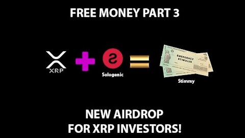 FREE MONEY PART 3: Sologenic (SOLO) Airdrop for XRP investors cold storage method for participation