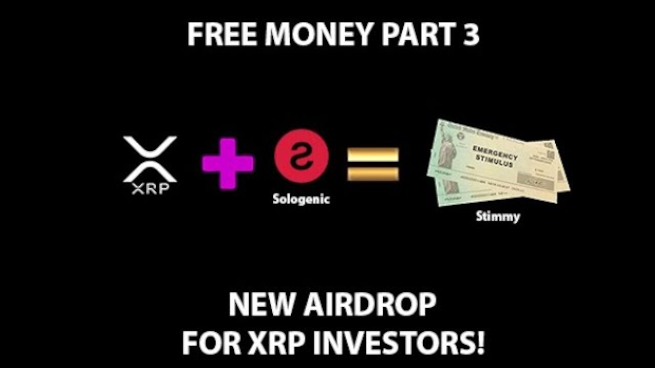 FREE MONEY PART 3: Sologenic (SOLO) Airdrop for XRP investors cold storage method for participation