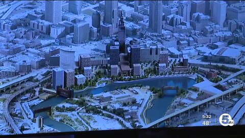 What a reimagined $3.5 billion Cuyahoga River will look like downtown