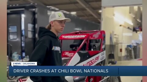 Teen driver recovering after crash at Chili Bowl in Tulsa