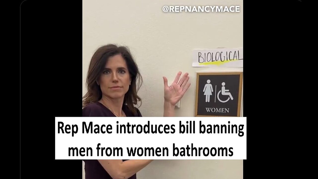 Rep Nancy Mace introduces bill banning men from girls bathrooms in DC