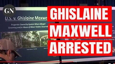 GHISLAINE MAXWELL ARRESTED... Glesga News