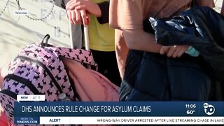 DHS announces rule change for asylum claims