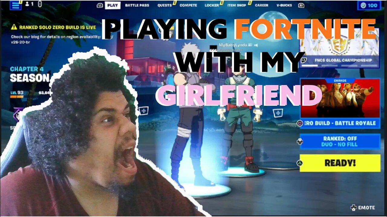 playing FORTNITE friday with my GIRLFRIEND! #fortnite #gaming #couplesgaming