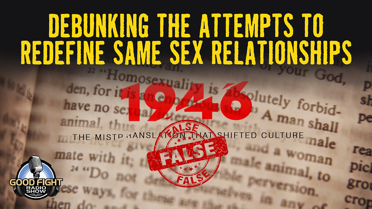 Debunking The Attempts To Redefine Same-Sex Relationships