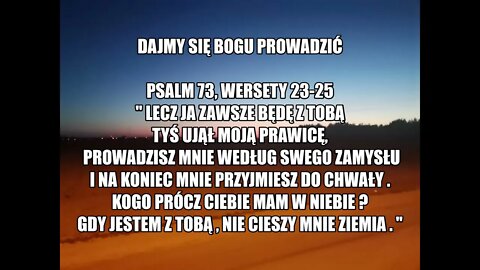 Dajmy się Bogu prowadzić Psalm 73, wersety 23-25