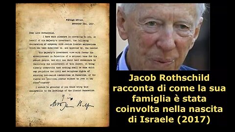 Jacob Rothschild racconta di come la sua famiglia è stata coinvolta nella nascita di Israele (2017)