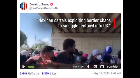 Donald J. Trump May 12, 2023, 8:48 AM