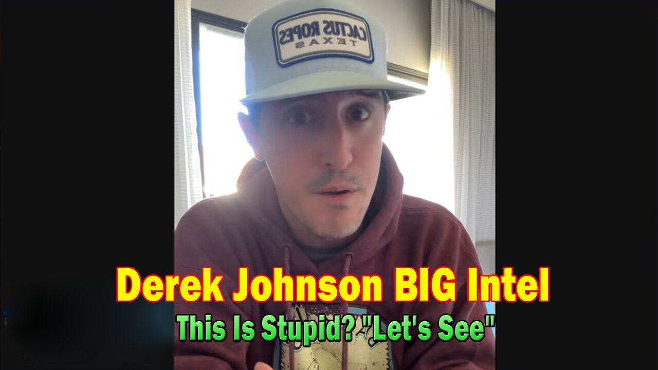 Derek Johnson BIG Intel Oct 18: "This Is Stupid? "Let's See""