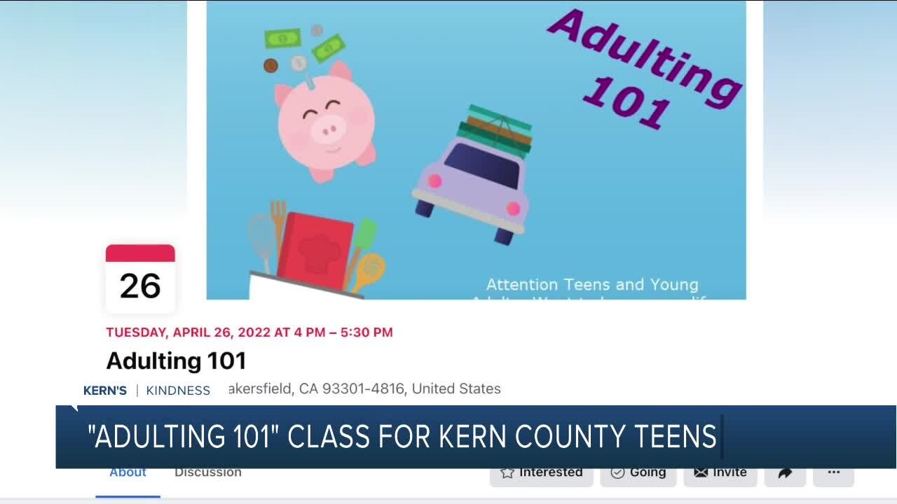 Kern's Kindness: Adulting 101 classes for teenagers