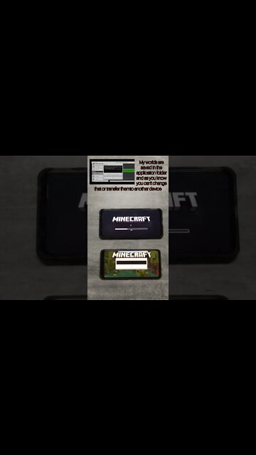 How to transfer worlds trapped in "application" to other phone (Minecraft Bedrock) Working 💯Short