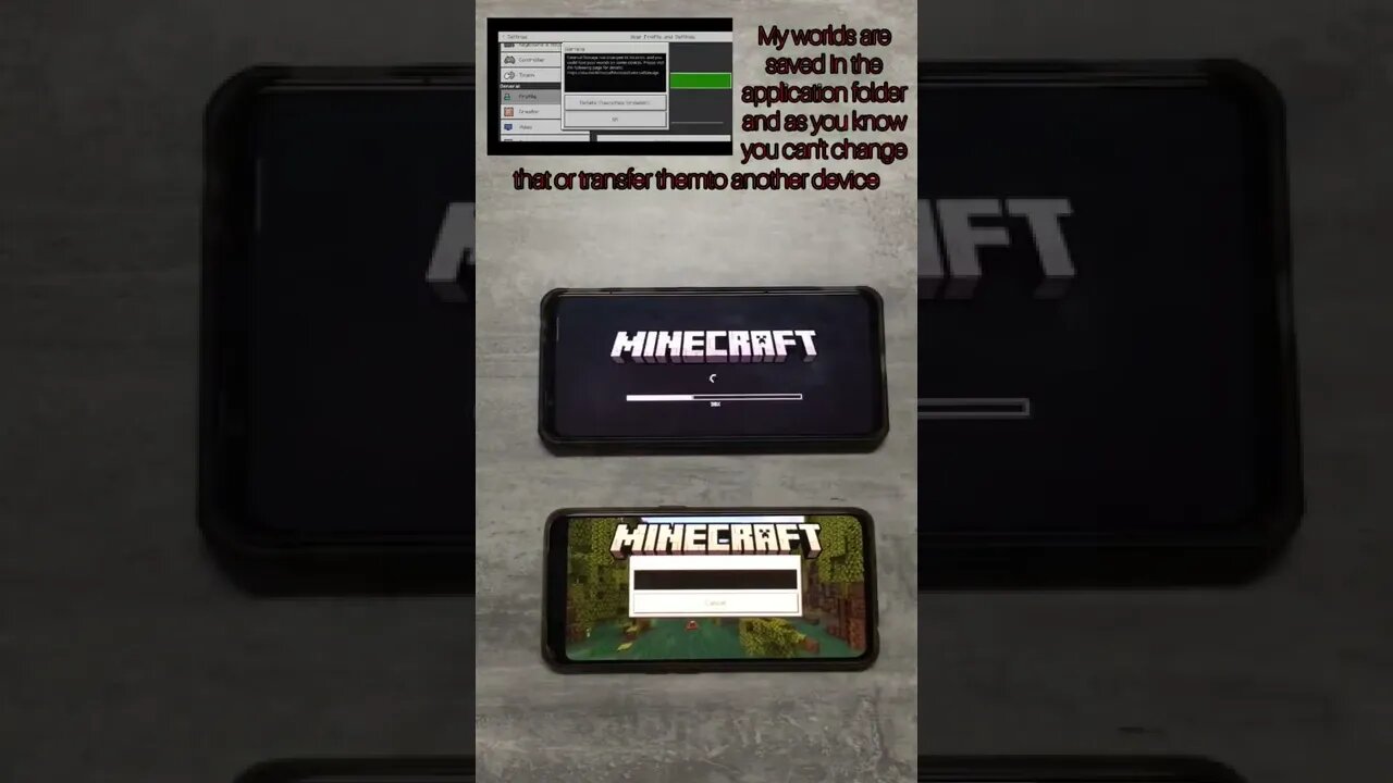 How to transfer worlds trapped in "application" to other phone (Minecraft Bedrock) Working 💯Short