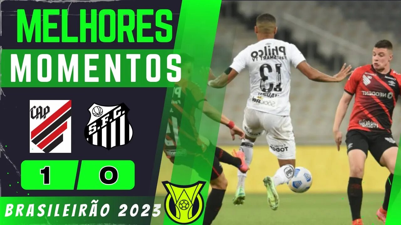 Gol de Vitor Bueno Athletico PR x Santos | Melhores Momentos | Brasileirão 2023