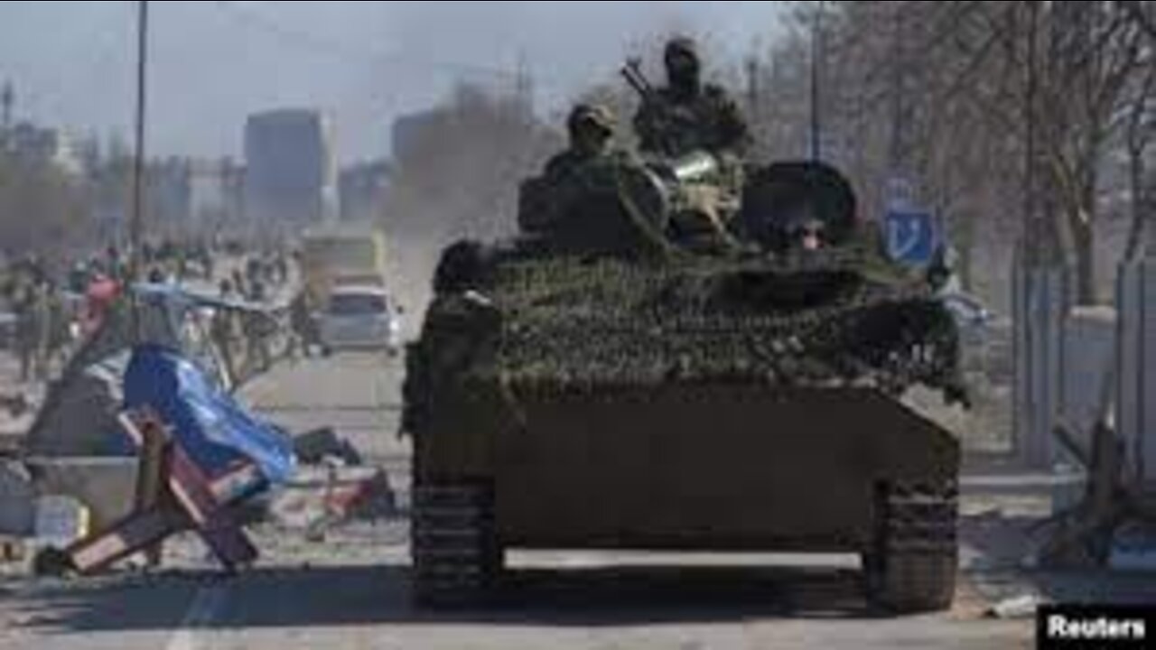 The beginning of the war in Ukraine. February 2022 beginning.