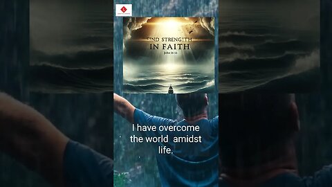 How to Overcome Your Storms: A Guiding Light from John 16:33 #shorts
