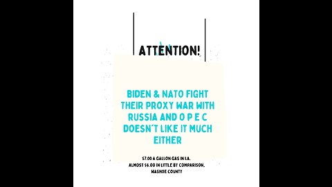 Biden's proxy war on Ukraine is emptying our nation of her wealth!
