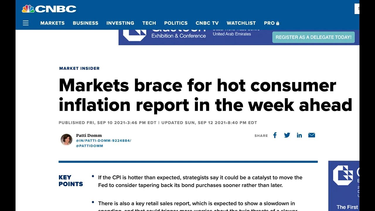 Markets brace for “hot" 🔥🔥 CPI report tomorrow