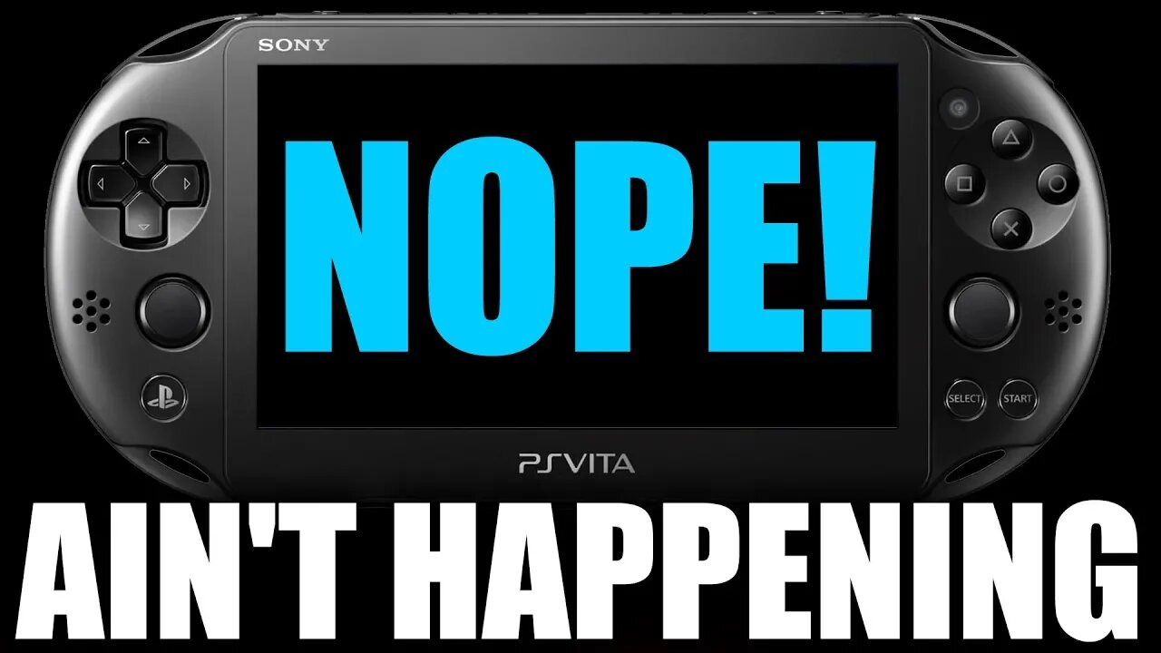 No, Sony Is Not Working On A PlayStation Vita Successor...