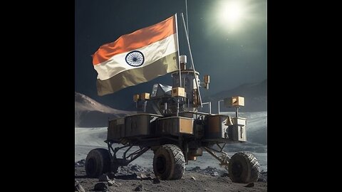 India is on the moon