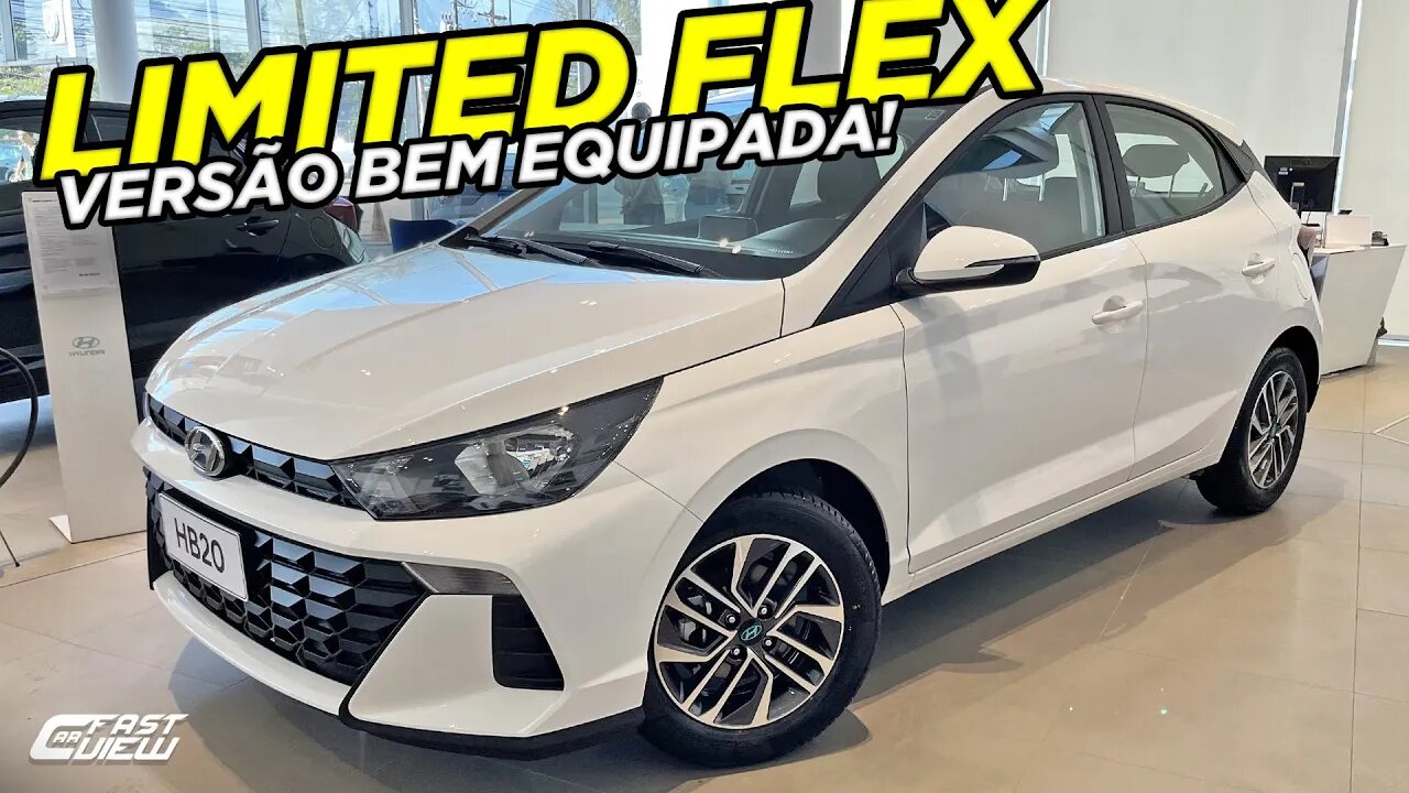 NOVO HYUNDAI HB20 LIMITED 2023 VERSÃO TOP DE LINHA MOTOR ASPIRADO CUSTA QUASE R$90 MIL!