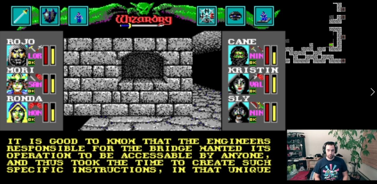 Let's Play "Wizardry 6" - Episode Eighteen: Bridge Controls, Picture book and Crayon Not Included