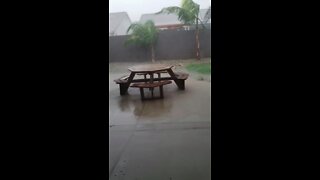 Torrential rain in Castlegate, Queen Creek by Garrett Norris