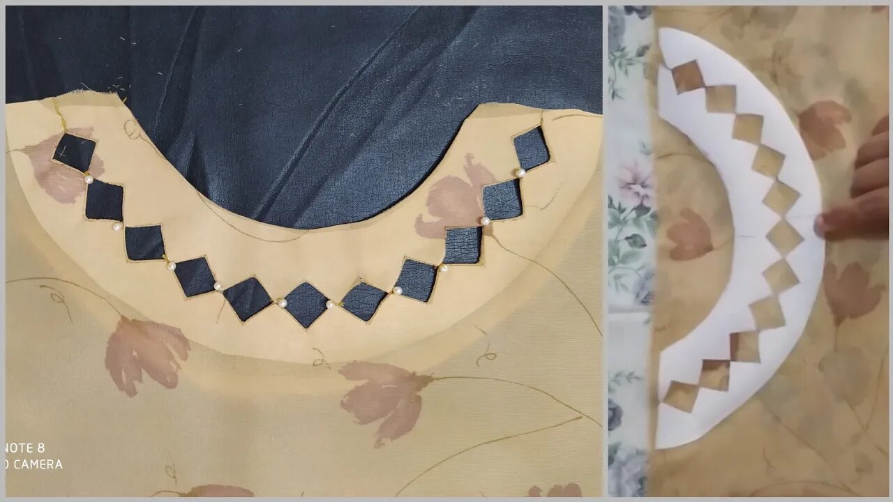 Stylish Neck Cutting tutorial