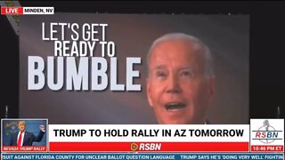 Trump Plays A Hilarious Video Of Confused, Bumbling Biden