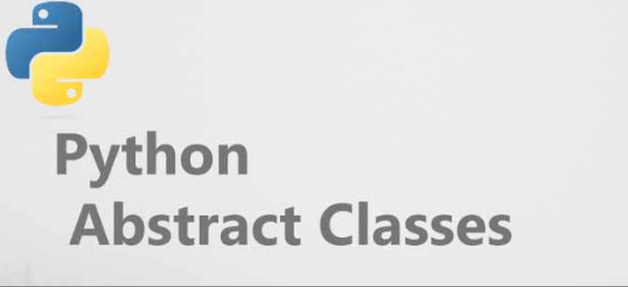 Abstract Class & Abstract Method in Python | Python Tutorials for Beginners