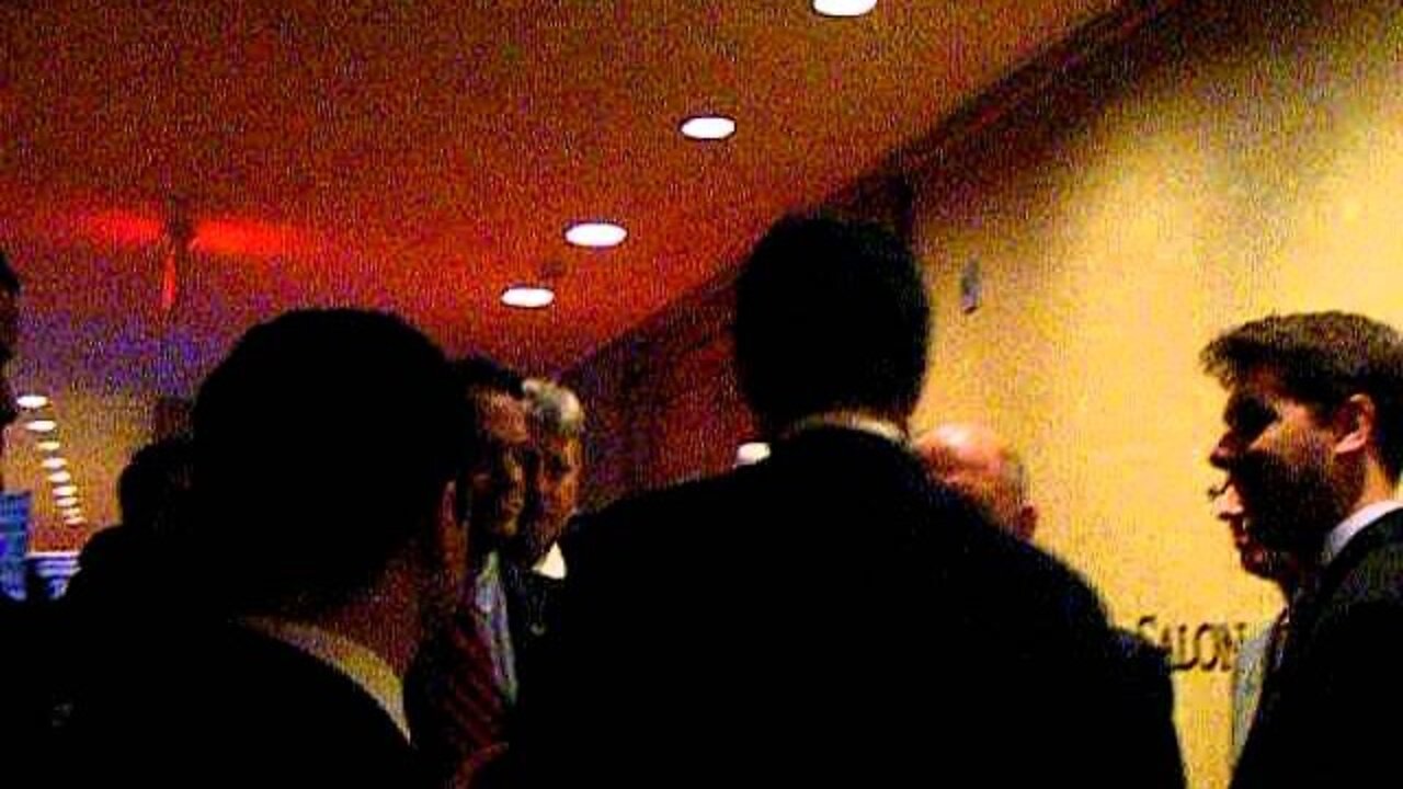 Bauer and Santorum scrum